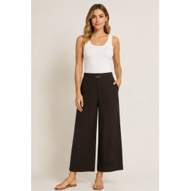 Pantalón culotte liso Tiffosi mujer