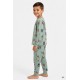 Pijama tundosado niño "Animales"