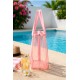 Bolso playa transparente color
