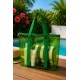 Bolso playa transparente color