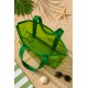 Bolso playa transparente color