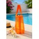 Bolso playa transparente color