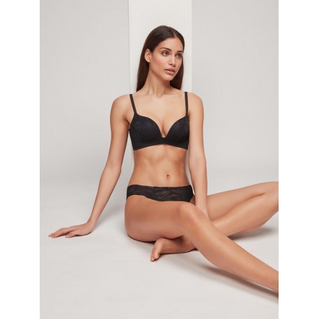 Sujetador sin aro efecto Push Up escote extremo Gisela
