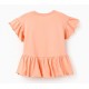 Camiseta niña con volantes Zippy