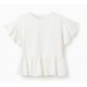 Camiseta niña con volantes Zippy