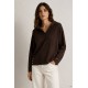 Sudadera capucha lisa Tiffosi mujer