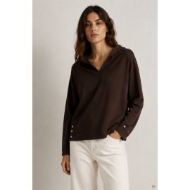 Sudadera capucha lisa Tiffosi mujer