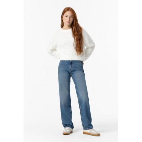 Pantalón tejano cinco bolsillos para niña de Tiffosi
