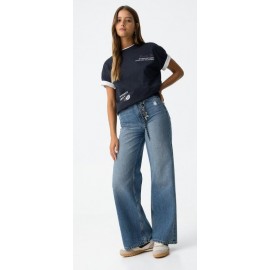Tejano wide leg niña Tiffosi
