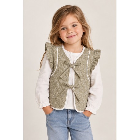 Chaleco acolchado estamapdo niña Newness