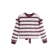 Sudadera niña rayas lazo Newness