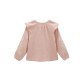 Blusa bambula niña bordados Newness