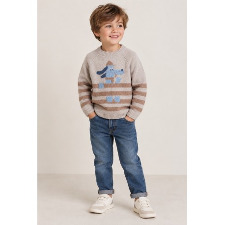 Jersey rayas perro niño Newness