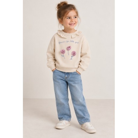 Sudadera flores niña Newness