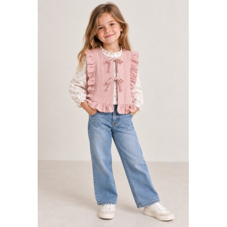 Chaleco lazos niña Newness