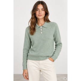 Jersey cuello polo mujer Tiffosi
