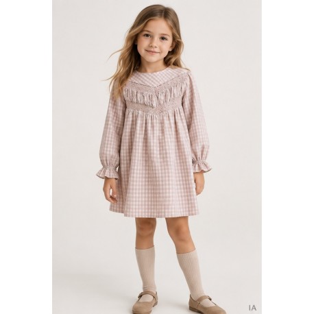 Vestido Vichy niña Newness