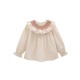 Blusa niña flores volante Newness