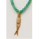 Collar perlas "Pez" mujer