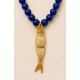 Collar perlas "Pez" mujer