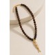 Collar perlas "Pez" mujer