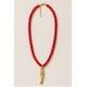 Collar perlas "Pez" mujer