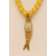 Collar perlas "Pez" mujer