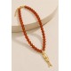 Collar perlas "Pez" mujer