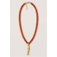 Collar perlas "Pez" mujer