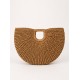 Bolso rafia mano mujer