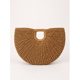 Bolso rafia mano mujer