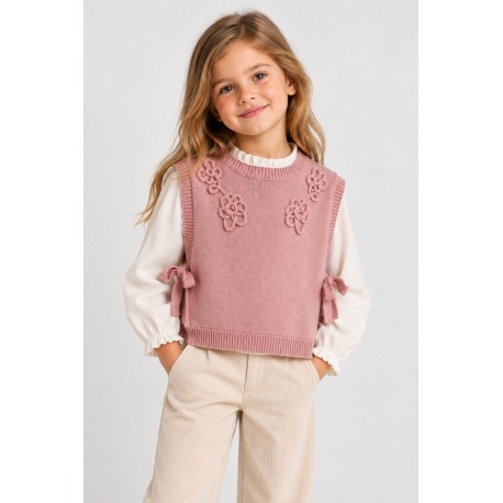 Chaleco punto niña Newness