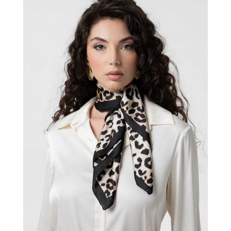 Pañuelo cuadrado mujer Leopardo