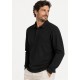 Polo manga larga hombre bolsillo