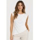 Camiseta asimétrica encaje Tiffosi mujer
