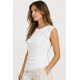 Camiseta asimétrica encaje Tiffosi mujer