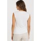 Camiseta asimétrica encaje Tiffosi mujer
