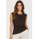 Camiseta asimétrica encaje Tiffosi mujer