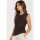 Camiseta asimétrica encaje Tiffosi mujer