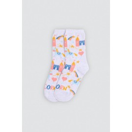 Pack 2 calcetines Unicornios niña Ysabel Mora