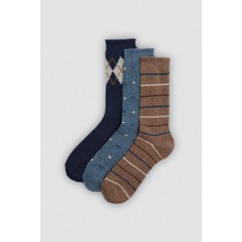 Pack 3 calcetines lana hombre Ysabel Mora