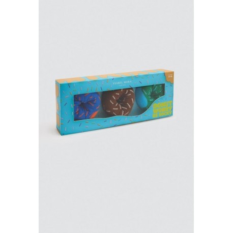 Pack 3 calcetines "Donuts" hombre Ysabel Mora