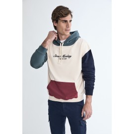 Sudadera combinada Street Monkey hombre