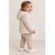 Chaqueta acolchada Flores bebé