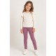 Legging liso niña algodón