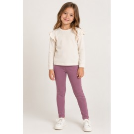 Legging liso niña algodón