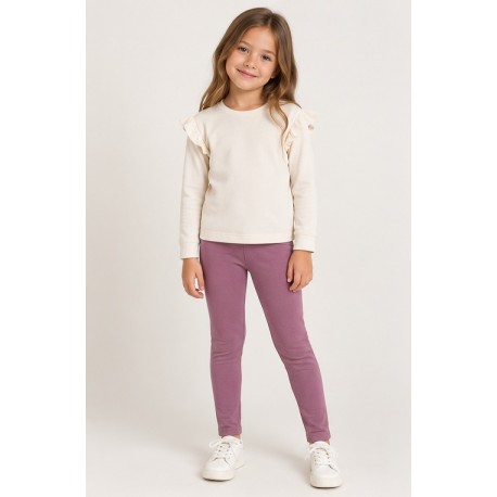 Legging liso niña algodón