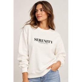 Sudadera texto mujer