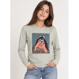 Camsieta niña estampado