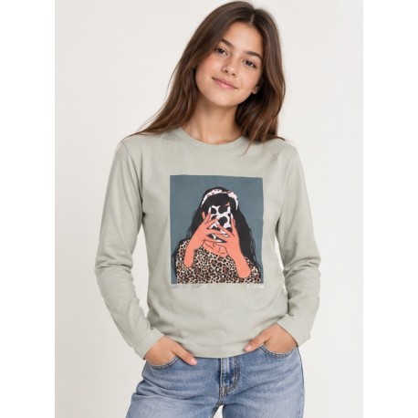 Camsieta niña estampado